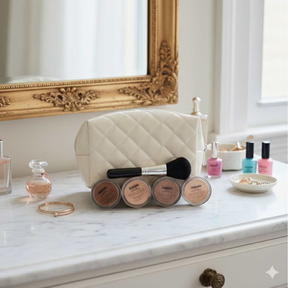Host Pick 🥳 Mineral Foundation Set: Beige Nwt - Picture 1 of 4